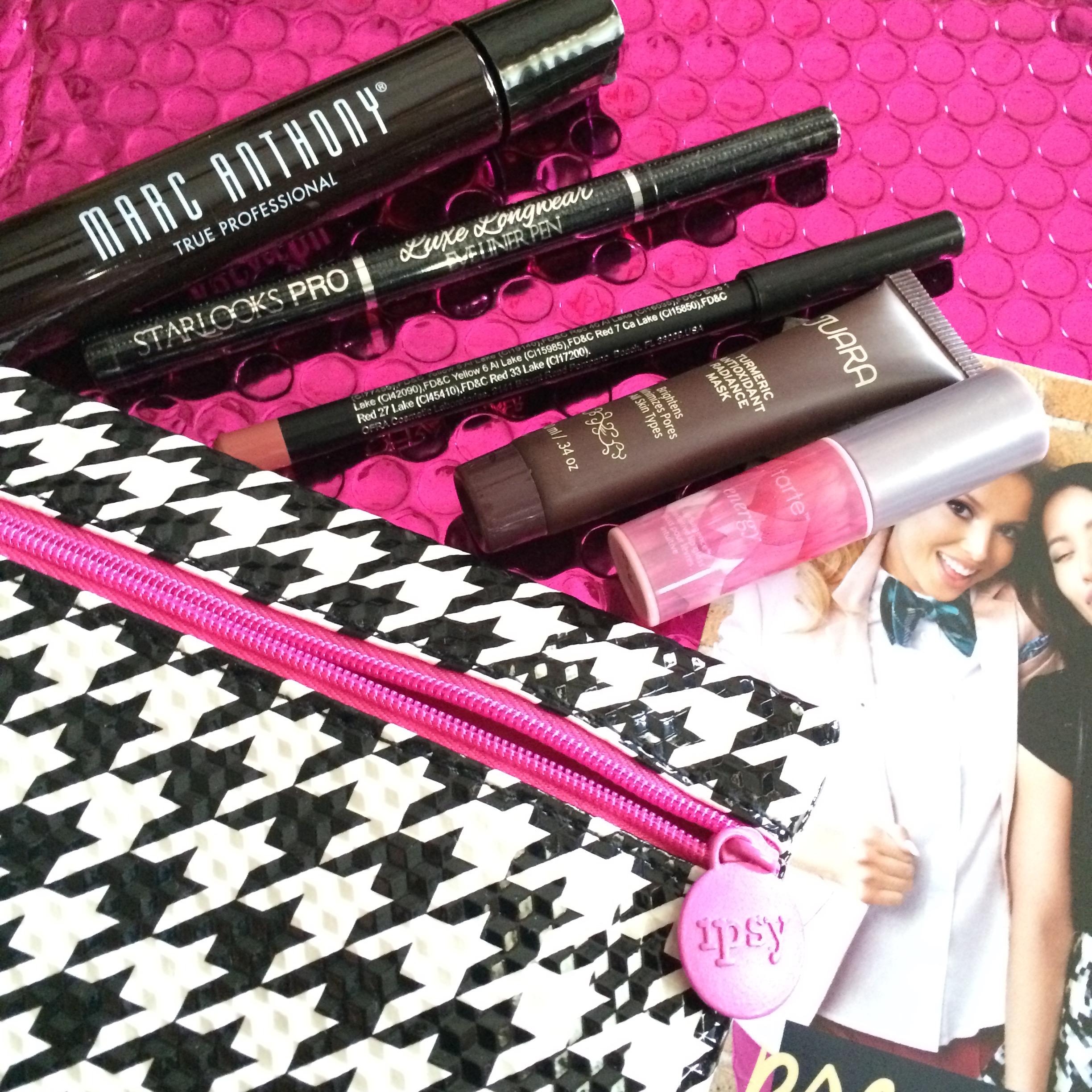 ipsy August Glam Bag Prep School Redstreak Girl