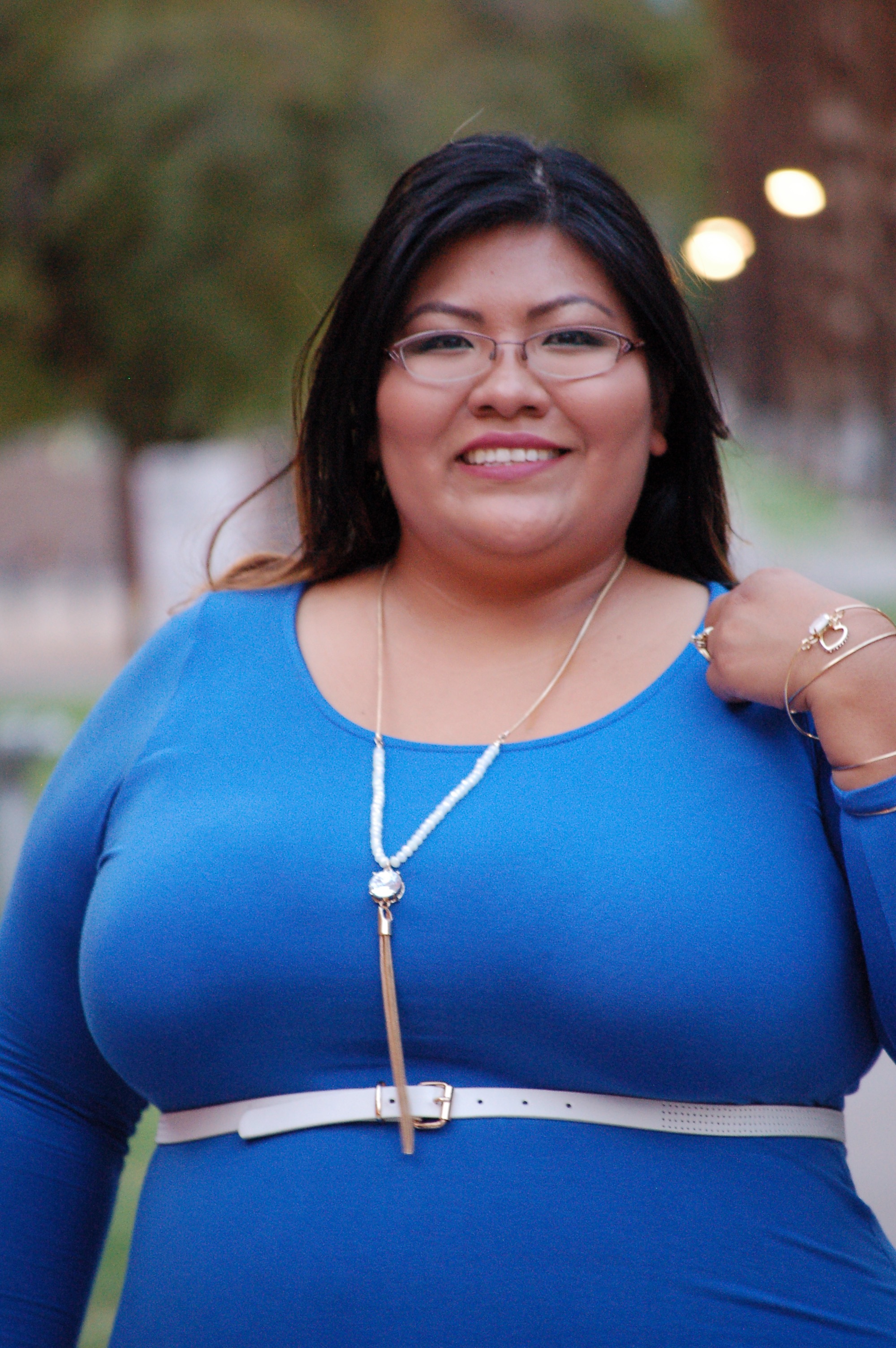 Redstreaek Girl Wearing Fashion To Figure Body Con Dress In Blue